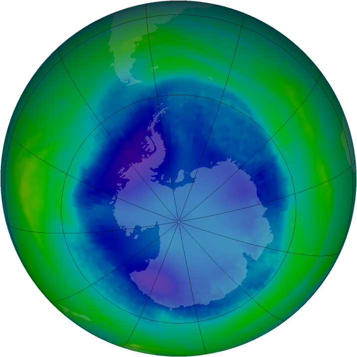 Ozone Map 2003-08-24
